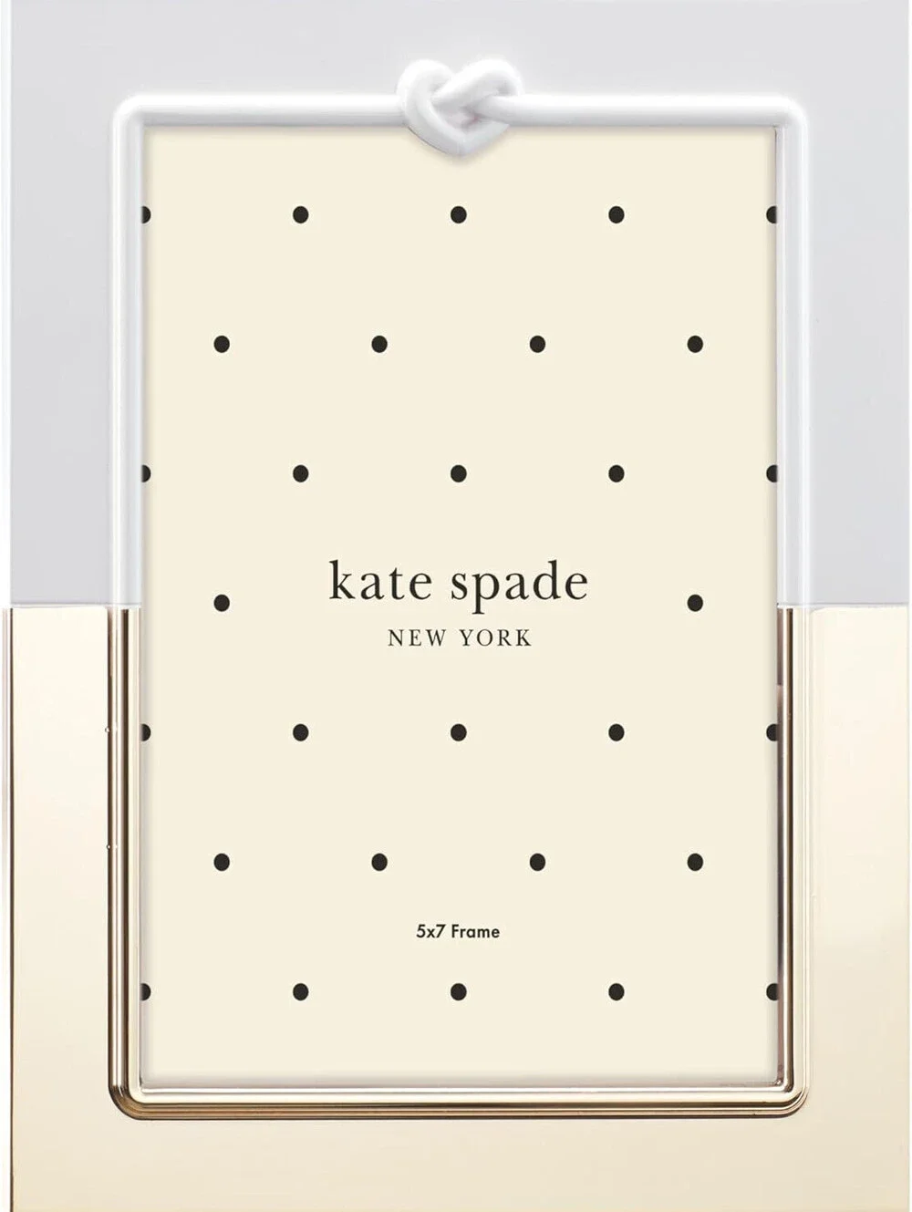 Kate Spade New York Love 5X7 Frame, 1.55 LB, Metallic